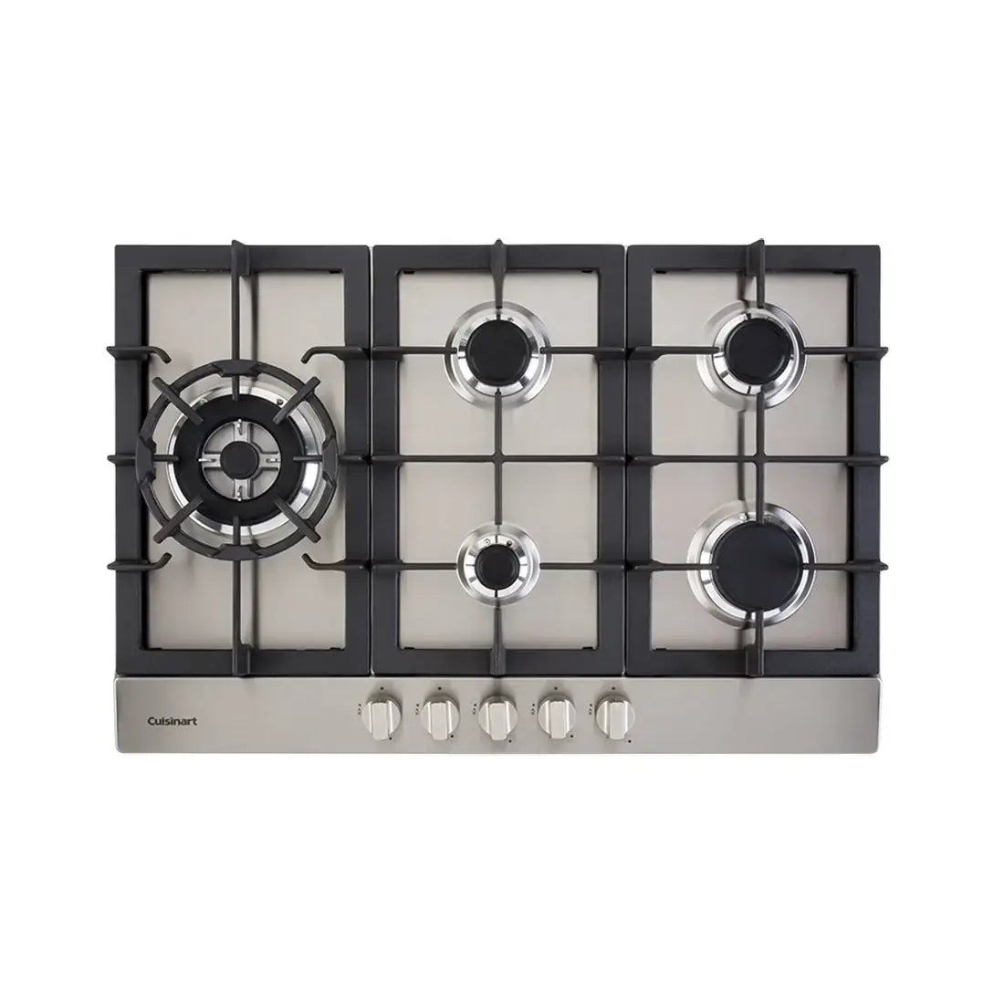 Cooktop à Gás Cuisinart 5 Bocas Inox 75cm